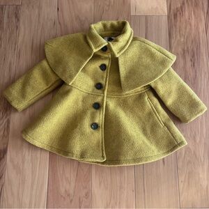 OshKosh B'gosh Mustard Cape Coat for Kids